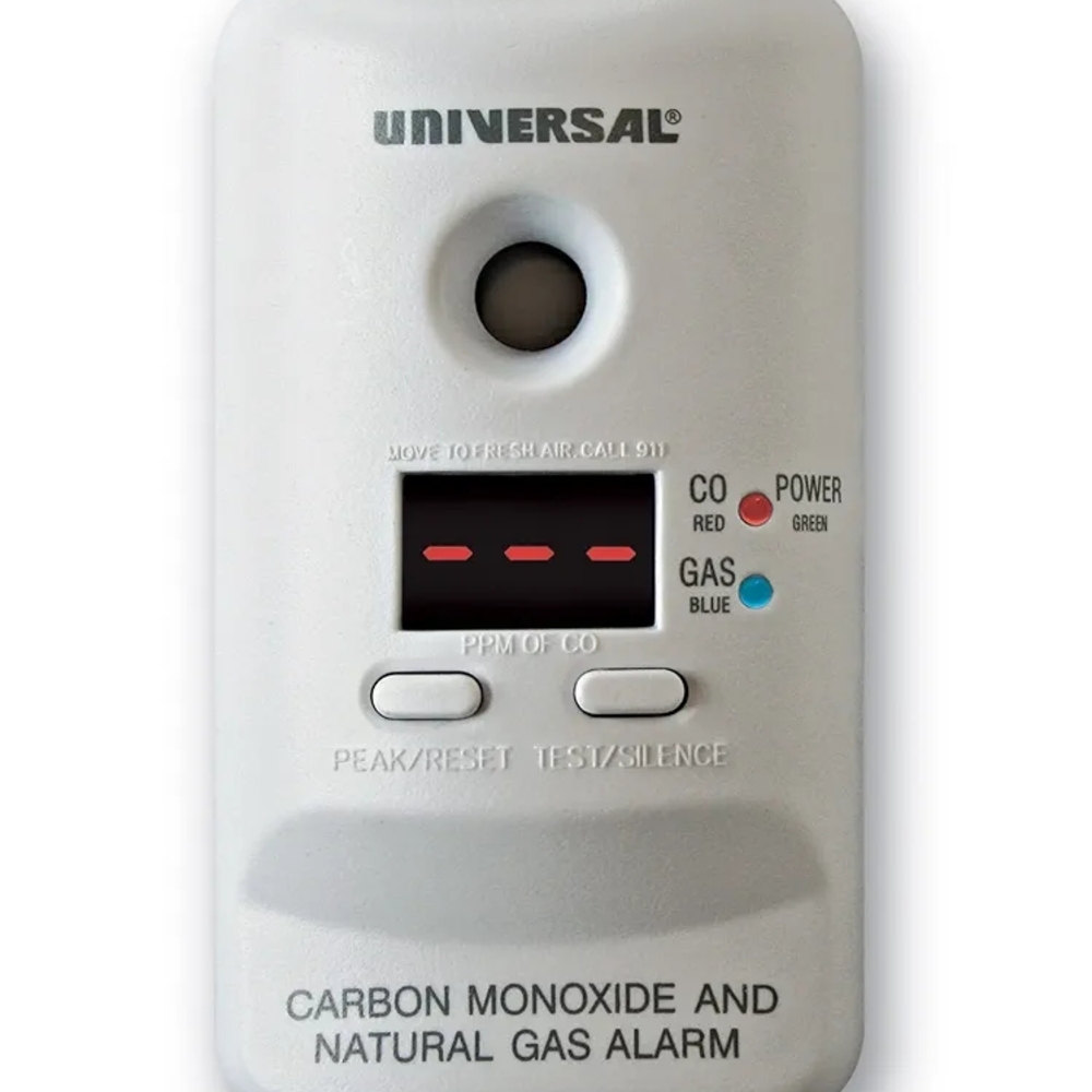 Universal Security Instruments Plug in Carbon Monoxide and Natural Gas Alarm